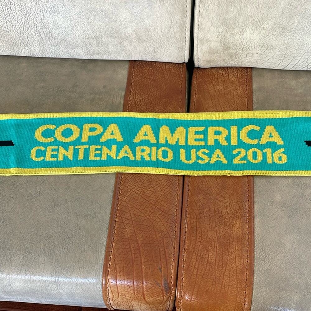 Jamaica Copa America Centenario Scarf USA 2016 Soccer Collectibles Green Yellow - Picture 8 of 11